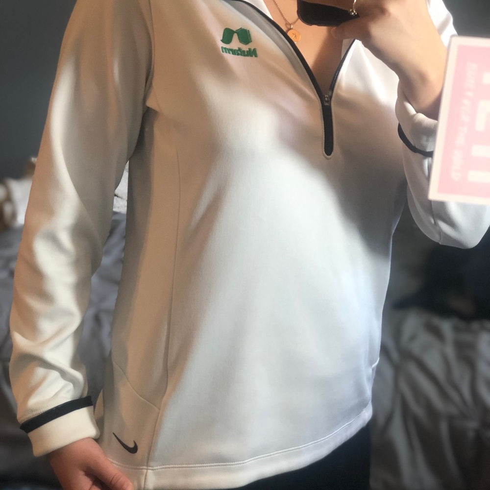 Nike golf dry-fit nufarm 1/2 zip pull over